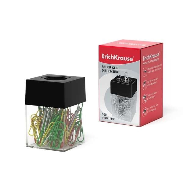 PORTACLIPS IMANTADO EK 22096 + 100 CLIPS