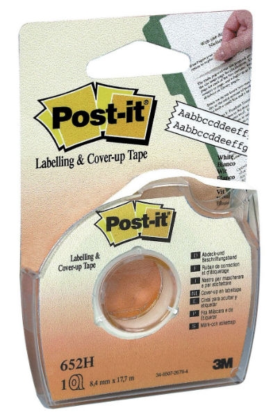 CINTA OCULTAR POST-IT 652-HD 8mm x 18mt