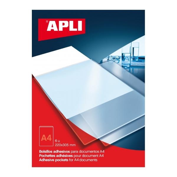 BOLSILLO APLI 2575 B.BOLSILLO A4 6 U