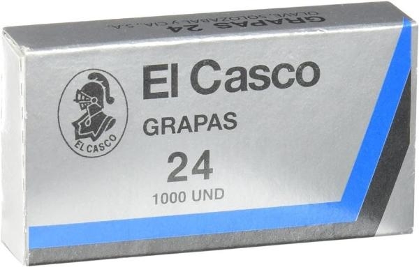 GRAPAS 24 GALVANIZADAS EL CASCO C/1000