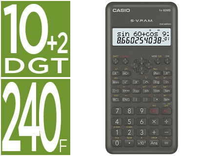 CALCULADORA CASIO CIENT.FX82MSII PILAS