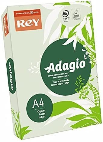 PAPEL ADAGIO A4/80 PISTACHO-33 156226 P5