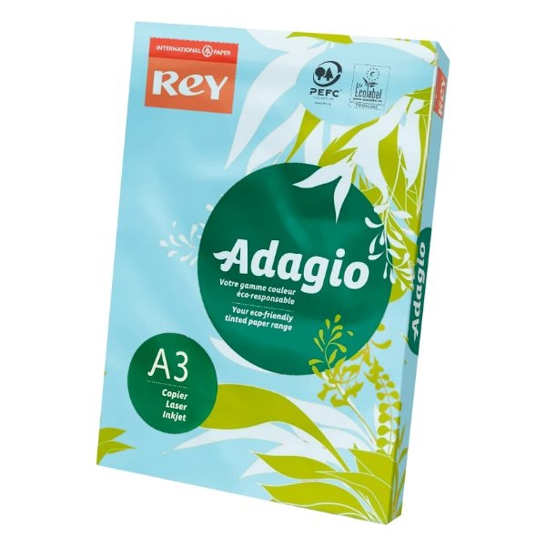 PAPEL ADAGIO A3/80 AZUL CELESTE-48 15623