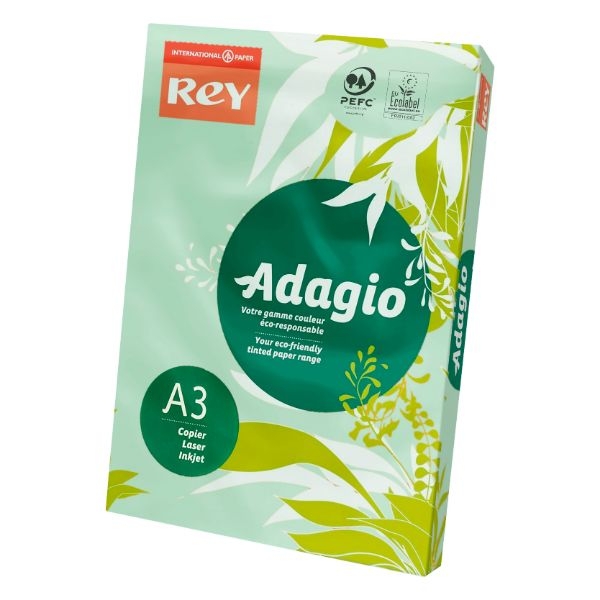 PAPEL ADAGIO A3/80 VERDE ESMERALDA-81 15