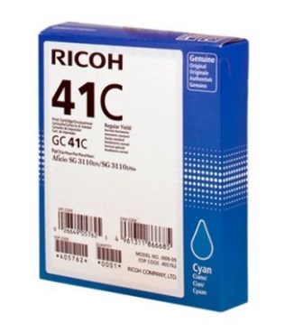 ORIGINAL RICOH TONER 405762 GC41C CIAN