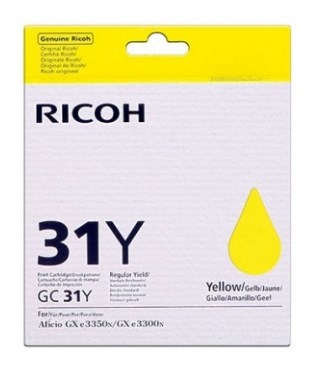 ORIGINAL RICOH CARTUCHO 405691 GC31 AMAR