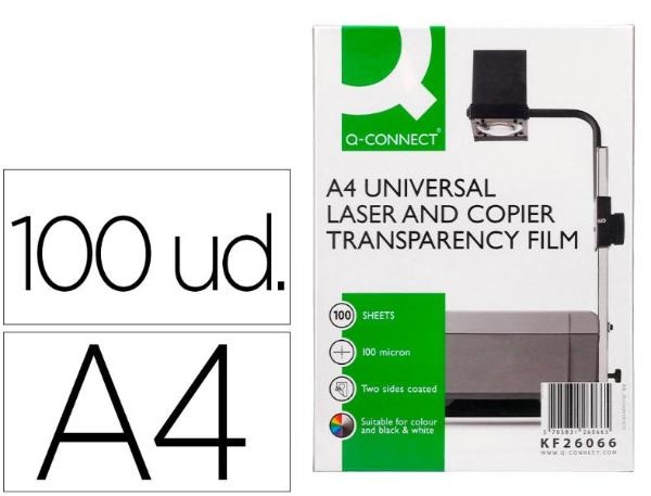 TRANSPARENCIAS A4 QC 25192/KF26066 C/100