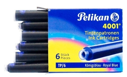 CARTUCHOS PELIKAN 4001 AZUL 17041/301176