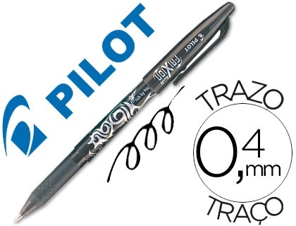 BOLIGRAFO PILOT FRIXION BALL NEGR.BL-FR7