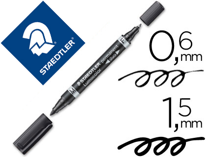 ROTULADOR STAEDTLER 43080/3489 DUO NEGR