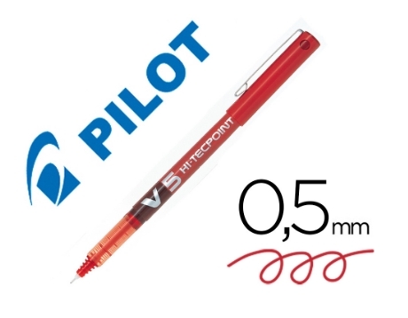 ROTULADOR PILOT V5 ROJO BX-V5-R