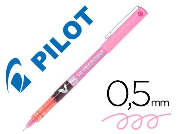 ROTULADOR PILOT V5 ROSA BX-V5-P