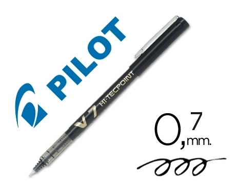 ROTULADOR PILOT V7 07 NEGRO BX-V7-B