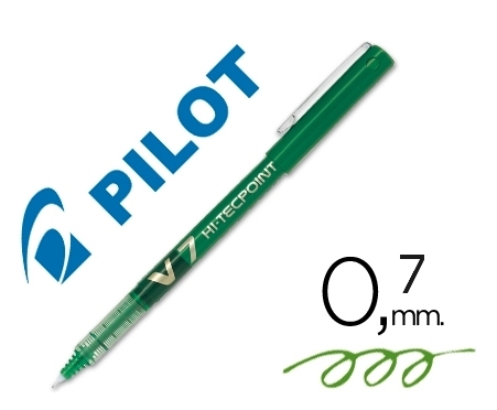 ROTULADOR PILOT V7 07 VERDE BX-V7-G