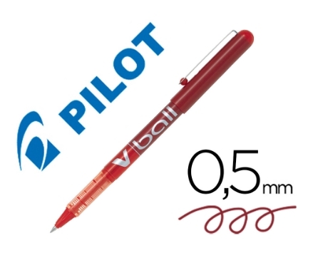 ROTULADOR PILOT VBALL 05 ROJO BL-VB5-R
