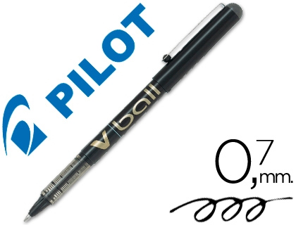 ROTULADOR PILOT VBALL 07 NEGRO BL-VB7-B