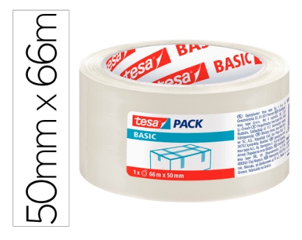 CINTA PACK TESA 66x50 BASIC TRANSP.58570