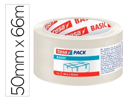 CINTA PACK TESA 66x50 BASIC TRANSP.58570