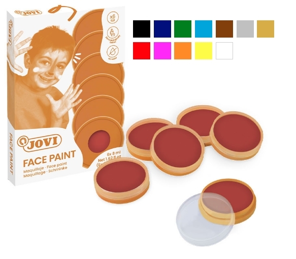 FACE PAINT JOVI AZUL CLARO 17112 8ml, UN