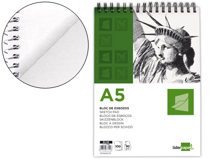 BLOC DIBUJO ESB.A5/100H LD 77159/DL10