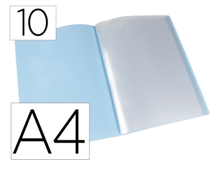 CARPETA FUNDAS A4 10F LD 10993/EC64 CELE