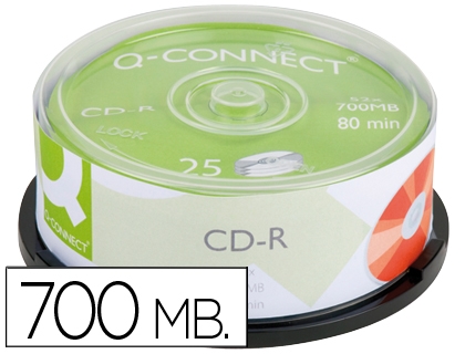 CD-R QC 54738/KF00420 700MB 52x B-25unid