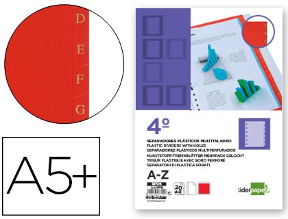 SEPARADOR LD 17719 / SP04 4º/AZ PLASTICO
