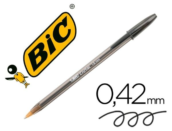 BOLIGRAFO BIC CRISTAL LARGE NEGRO 880648