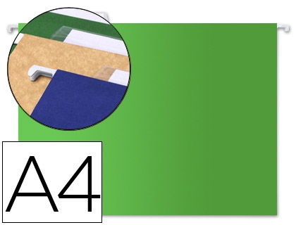 CARPETA COLGANTE A4 VERDE LD 42811/SF07