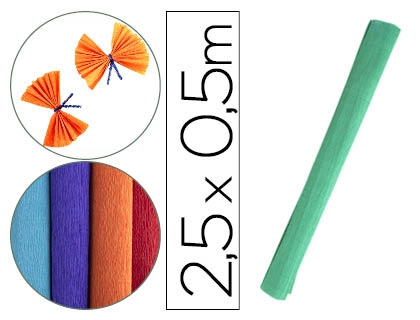 PAPEL CREPE 050x2,5 LD VERDE 78476/CP29,