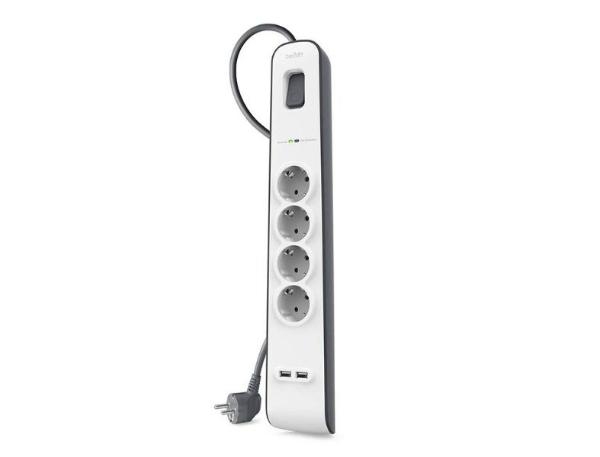 REGLETA BELKIN 4T+2USB 163119/BSV401VF2M