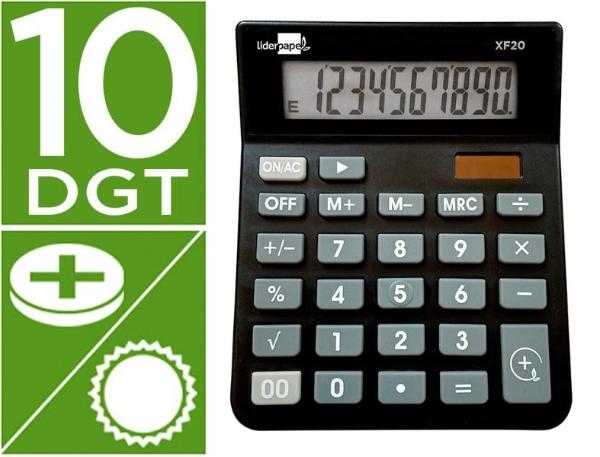 CALCULADORA SOBREM.10D LD 163485/XF20 NE