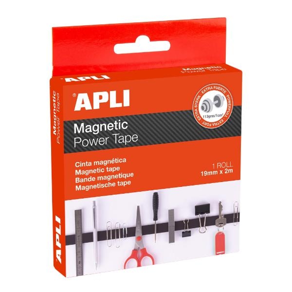 CINTA MAGNETICA ADHES.APLI 19mmx2m 19185