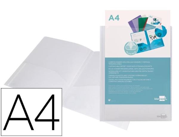 CARPETA DOSSIER A4 2B TRANSPA.27850/KG04