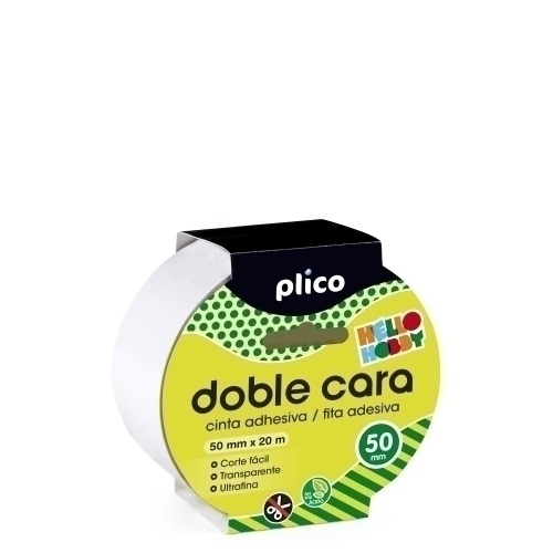 CINTA ADH.DOBL.CARA 20mx50mm PLICO 13321