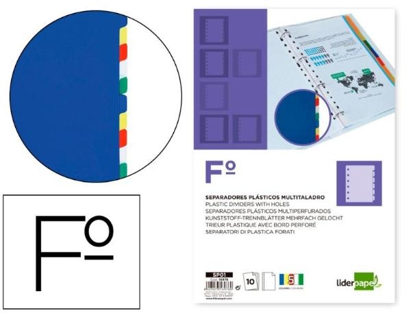 SEPARADOR LD Fº/10 SEP PLAST.16976/SP01
