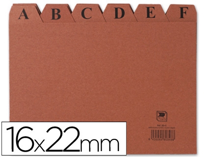 INDICE FICHERO CARTON LD Nº5 3817/IC05