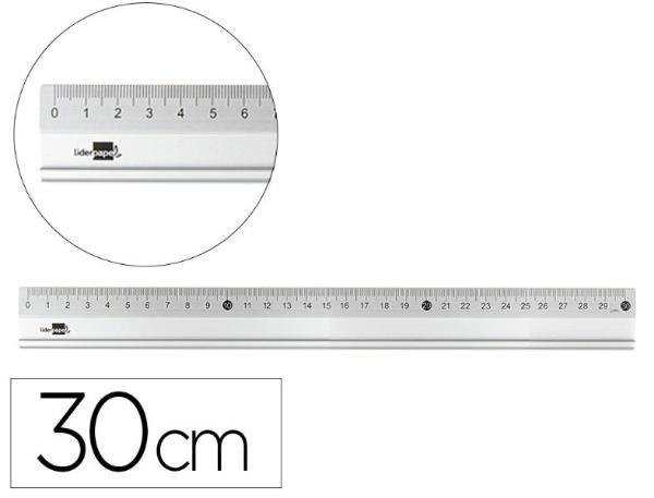 REGLA MET.ALUMINIO 30cm LD 160078/RG18
