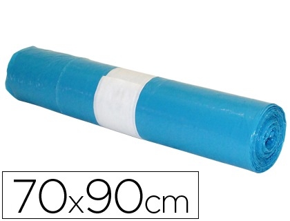 BOLSA BASURA 70x90 AZ.59930/10020301 10u