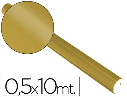 PAPEL METALIZ.ORO 05x10 SADIPAL 5659 ROL