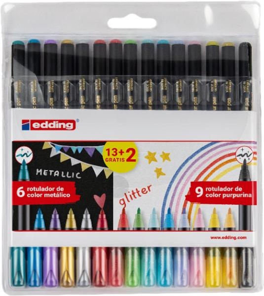 ROTULADOR EDDING 4-1200-15 PACK 13+2