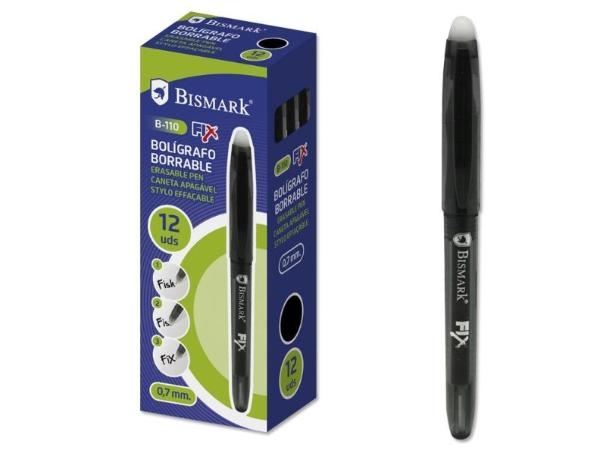 BOLIGRAFO BORRABLE BISMARK 327536 NEGRO