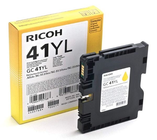 ORIGINAL RICOH CARTUCHO 405768 AMARILLO