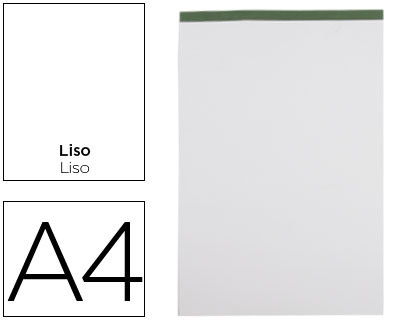 BLOC NOTAS LD S/T LISO A4/80 70019/BN22