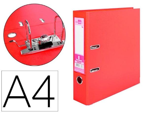 ARCHIVADOR LD A4 L75 ROJO RAD.32057/AZ27