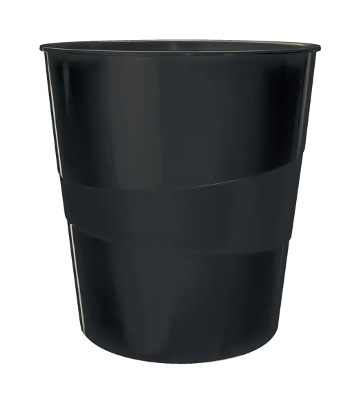 PAPELERA LEITZ 15L NEGRA 53280095