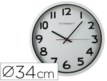 RELOJ DE PARED QC 34cm 22368/KF15591 BLA