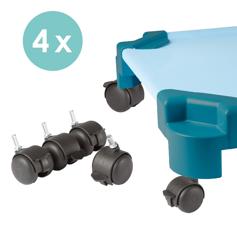 SET RUEDAS CON FRENO AKROS 40514 4un