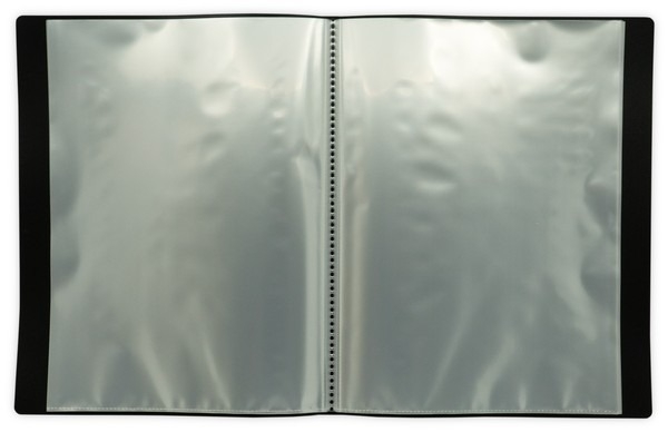 CARPETA MKT A4 60-FUNDAS NEGRA MKT20300