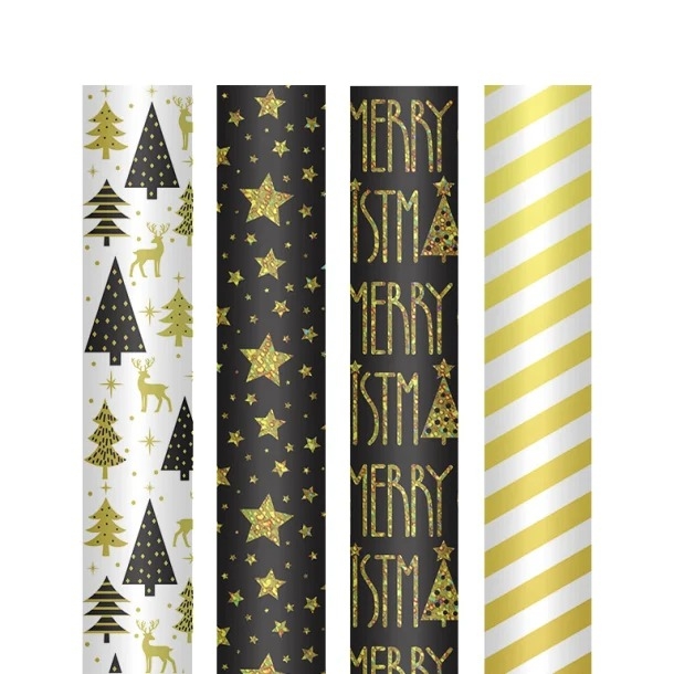 PAPEL REGALO NAVIDAD H02 070x4 003337, R
